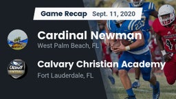 Recap: Cardinal Newman   vs. Calvary Christian Academy 2020