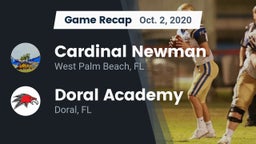 Recap: Cardinal Newman   vs. Doral Academy  2020