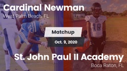 Matchup: Cardinal Newman vs. St. John Paul II Academy 2020