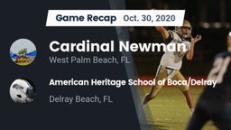 Recap: Cardinal Newman   vs. American Heritage School of Boca/Delray 2020