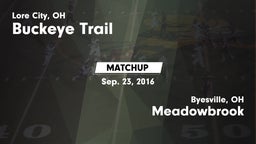 Matchup: Buckeye Trail vs. Meadowbrook  2016