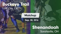 Matchup: Buckeye Trail vs. Shenandoah  2016