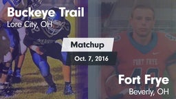 Matchup: Buckeye Trail vs. Fort Frye  2016
