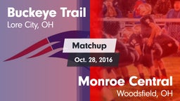 Matchup: Buckeye Trail vs. Monroe Central  2016