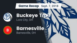 Recap: Buckeye Trail  vs. Barnesville  2018
