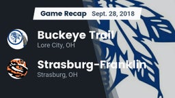Recap: Buckeye Trail  vs. Strasburg-Franklin  2018