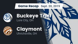 Recap: Buckeye Trail  vs. Claymont  2019