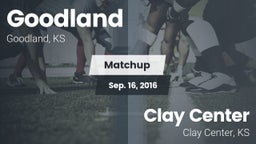 Matchup: Goodland  vs. Clay Center  2016