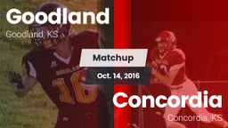 Matchup: Goodland  vs. Concordia  2016