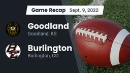 Recap: Goodland  vs. Burlington  2022