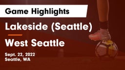 Lakeside  (Seattle) vs West Seattle Game Highlights - Sept. 22, 2022
