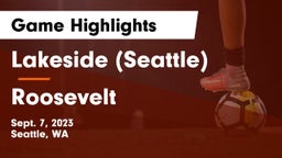 Lakeside  (Seattle) vs Roosevelt  Game Highlights - Sept. 7, 2023