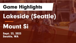 Lakeside  (Seattle) vs Mount Si Game Highlights - Sept. 23, 2023
