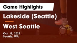 Lakeside  (Seattle) vs West Seattle  Game Highlights - Oct. 18, 2023