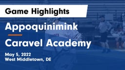 Appoquinimink  vs Caravel Academy Game Highlights - May 5, 2022