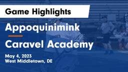 Appoquinimink  vs Caravel Academy Game Highlights - May 4, 2023