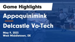 Appoquinimink  vs Delcastle Vo-Tech  Game Highlights - May 9, 2023