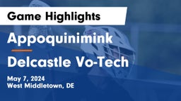 Appoquinimink  vs Delcastle Vo-Tech  Game Highlights - May 7, 2024