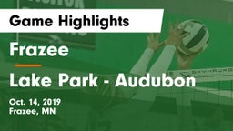 Frazee  vs Lake Park - Audubon Game Highlights - Oct. 14, 2019