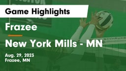 Frazee  vs New York Mills  - MN Game Highlights - Aug. 29, 2023