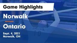 Norwalk  vs Ontario  Game Highlights - Sept. 4, 2021