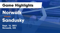 Norwalk  vs Sandusky  Game Highlights - Sept. 16, 2021