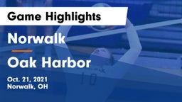 Norwalk  vs Oak Harbor  Game Highlights - Oct. 21, 2021