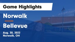 Norwalk  vs Bellevue Game Highlights - Aug. 30, 2022