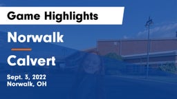 Norwalk  vs Calvert  Game Highlights - Sept. 3, 2022