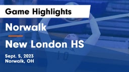 Norwalk  vs New London HS Game Highlights - Sept. 5, 2023