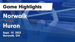 Norwalk  vs Huron  Game Highlights - Sept. 19, 2023