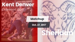 Matchup: Kent Denver High vs. Sheridan  2017