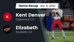 Recap: Kent Denver  vs. Elizabeth  2022