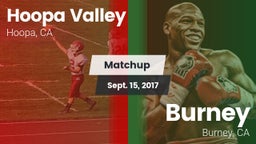Matchup: Hoopa Valley vs. Burney  2017