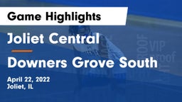 Joliet Central  vs Downers Grove South  Game Highlights - April 22, 2022