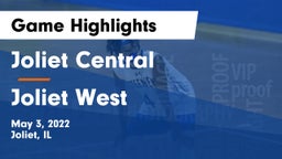Joliet Central  vs Joliet West  Game Highlights - May 3, 2022