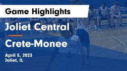 Joliet Central  vs Crete-Monee Game Highlights - April 5, 2023
