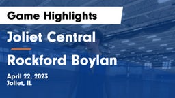 Joliet Central  vs Rockford Boylan Game Highlights - April 22, 2023