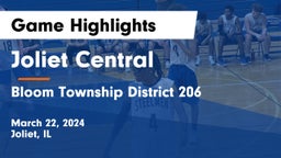 Joliet Central  vs Bloom Township  District 206 Game Highlights - March 22, 2024