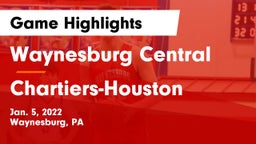 Waynesburg Central  vs Chartiers-Houston  Game Highlights - Jan. 5, 2022