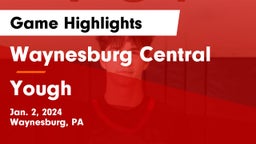 Waynesburg Central  vs Yough  Game Highlights - Jan. 2, 2024