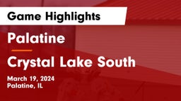 Palatine  vs Crystal Lake South  Game Highlights - March 19, 2024