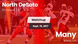 Matchup: North DeSoto vs. Many  2017