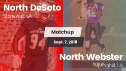 Matchup: North DeSoto vs. North Webster  2018