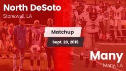 Matchup: North DeSoto vs. Many  2019