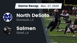 Recap: North DeSoto  vs. Salmen  2020
