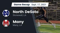 Recap: North DeSoto  vs. Many  2021
