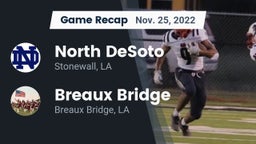 Recap: North DeSoto  vs. Breaux Bridge  2022