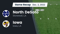 Recap: North DeSoto  vs. Iowa  2022