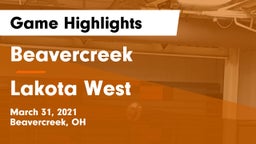Beavercreek  vs Lakota West  Game Highlights - March 31, 2021